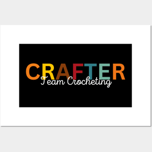 Crafter Team Crocheting Posters and Art